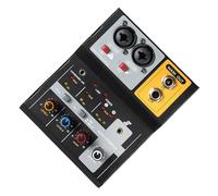 Mezclador auditivo USB de doble entrada con controles de sonido independientes, muestreo claro de 384 kHz para configuraciones de transmisión, mezclador auditivo en tiempo real