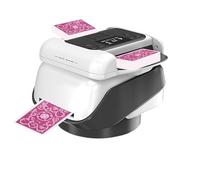 Mezclador automático Barajador de Cartas Automático 2 en 1 Máquina Barajadora Eléctrica Recargable Repartidor Automático Silencioso para 1 8 Jugadores Poker UNO Skip BO