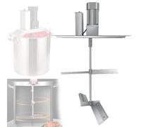 Mezclador automático de alimentos, agitador de olla de gran capacidad para pasta de chocolate, máquina mezcladora de calor con velocidad de agitación ajustable para restaurantes y cocina