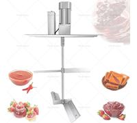 Mezclador automático de alimentos, agitador eléctrico de acero inoxidable para cocinar, máquina mezcladora de 85 litros con raspador de 4 cuchillas para sopas y salsas