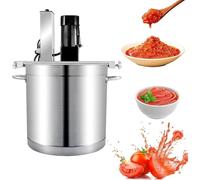 Mezclador automático de alimentos con raspador de 4 cuchillas para hacer mermelada, salsa, sopa, relleno y condimentos, máquina de agitación comercial de 20 L