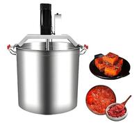 Mezclador automático de alimentos de 20L/25L/40L, olla caliente de acero inoxidable, condimento, fondo, agitador de salsa, máquina para freír para hoteles, restaurantes, fábricas de alimentos 25L