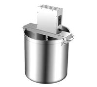 Mezclador automático de alimentos de acero inoxidable, agitador comercial de velocidad ajustable de 20 L para salsas, mermeladas, condimentos para ollas calientes, equipo de mezcla de cocina