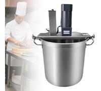 Mezclador automático de alimentos resistente con raspador, velocidad ajustable para salsa de mermelada y relleno, motor de par alto inferior de 3 capas, 145 L