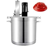 Mezclador Automático De Mermelada, Mezclador Comercial De Salsas 5-35kg Con Velocidad Ajustable, Agitador Eléctrico De 4 Cuchillas Para Mermelada Ketchup Y Salsas, Compatible Con Gas E Inducción 40L