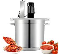 Mezclador automático de ollas, máquina mezcladora eléctrica para sopas de salsa de mermelada, con raspador de mezcla de 4 cuchillas, 60 L