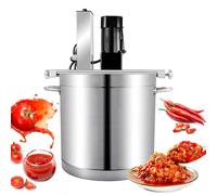 Mezclador automático de ollas, mezclador de mortero portátil eléctrico, agitador de condimentos de acero inoxidable para ollas calientes, para sopas, salsas de chile y bebidas.(40L)