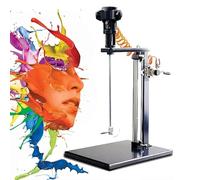Mezclador automático de pintura de elevación - Agitador de aire vertical para contenedores de 5 galones/20 L, soporte de altura ajustable para aplicaciones industriales, alimentarias y de