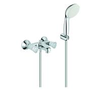 Mezclador bimando Grohe Costa para bañera, proyección de 144 mm, con conjunto de ducha de mano Tempesta 100, 2546010A