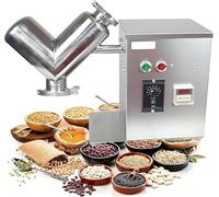 Mezclador compacto de polvo seco en forma de V de 2 l, mezclador de sobremesa para laboratorio, para una mezcla homogénea, ideal para investigación, farmacia y cosmética.