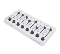 Mezclador Controlador MIDI Portátil con Batería Recargable, Interfaz USB y Fuente de Alimentación Tipo C, 8 Botones