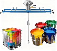Mezclador de aire neumático para tanques de 1000 L, diseño de hélice plegable con colgador de soporte para una mezcla eficiente de pintura, tinta y revestimiento