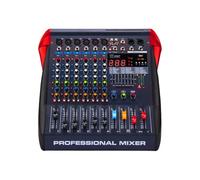 Mezclador de audio, 8 Channel Mixer Computer Recording Live Home KTV Band Stage Performance USB MP3 Playback Dj Sound Para karaoke en estudio