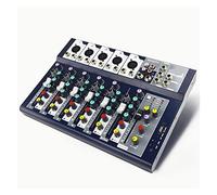 Mezclador de audio, Consola de mezclas BluetoothUSB Tarjeta de sonido Pro Equipment Mixer Professional Digital Portable Video Consumer Para guitarras, bajos y teclados