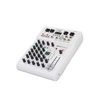Mezclador de audio, Consola mezcladora de DJ con 99 efectos DSP, PRMX-6 con 5.0 BT, 24 bits/192k for grabar instrumentos musicales