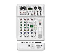 Mezclador de audio, Consola mezcladora DJ con 99 efectos DSP PRMX-6 con 5.0 BT 24bit/192k for grabar instrumentos musicales
