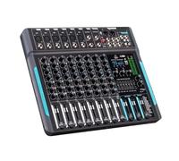 Mezclador De Audio Controlador De DJ Mezcla De Grabación De Reverberación De 10 Canales Con Rendimiento Profesional Bluetooth 5.0