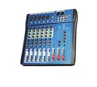 Mezclador de audio Controlador de DJ, mezclador, medidor de mezcla, tarjeta profesional, Pc, consola Digital, interfaz, consola, equipo profesional, 6 canales Bajo nivel de ruido
