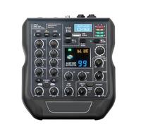 Mezclador de audio de 4 canales 24 bits 192 KHz 99 efectos DSP Consola de mezcla Bluetooth