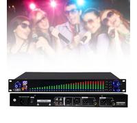 Mezclador de audio estéreo, ecualizador gráfico, controlador de efectos balanceados de 31 bandas, procesador de mezclador digital DJ, eliminador de retroalimentación DSP, producción en vivo mejorada