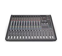 Mezclador de audio for DJ 12 canales con MP3, USB, Bluetooth, alimentación fantasma 48 V, 16 efectos eco DSP, mezclador profesional 7 bandas for conciertos