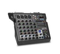 Mezclador de audio, Mezclador de 4 canales B4 Sound Table Consola mezclas profesional for DJ 99 efectos digitales DSP integrados Alimentación fantasma 48 V(B6)