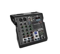 Mezclador de audio, Mezclador de 4 canales B4 Sound Table Consola mezclas profesional for DJ 99 efectos digitales DSP integrados Alimentación fantasma 48 V Para karaoke en estudio(B4)
