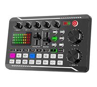 mezclador de audio, Mezclador de interfaz audio, tarjeta sonido, consola mezclas, amplificador, for sistema escritorio, MP3 digital, computadora, Bluetooth USB