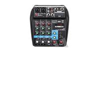 Mezclador de audio para DJ Mezclador Portátil Profesional De 8, 6 Y 4 Canales, Consola Mezcladora De Sonido, Entrada De Ordenador, Número De Alimentación De 48v, Transmisión En, A4, A6, A8, Nuevo(A4)