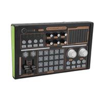 Mezclador de Audio para Juegos, Consola de Tarjeta de Sonido en Vivo DJ18 Bluetooth, Mezclador de Audio de Transmisión con Cancelación de Ruido y Acompañamiento Bluetooth para
