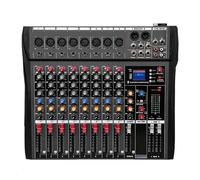 Mezclador De Audio Profesional De 6/8/12 Canales, Grabación De Escenario Por Ordenador, Tarjeta De Sonido USB, Controlador De DJ Bluetooth, Consolas Digitales(8 channel)