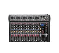 Mezclador De Audio Profesional De 6/8/12 Canales, Grabación De Escenario Por Ordenador, Tarjeta De Sonido USB, Controlador De DJ Bluetooth, Consolas Digitales(12 channel)