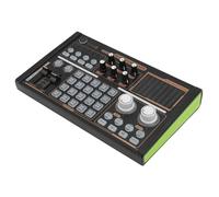 Mezclador de Audio Profesional, Luces Coloridas DJ18 Tarjeta de Sonido en Vivo Bluetooth, con 12 Efectos de Sonido Eléctricos y 20 Efectos de Sonido Ambiental, Reducción de