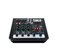 Mezclador de Audio Profesional Mezclador Consola de Mezcla de DJ con Efecto de ReverberacióN para Karaoke en Casa USB Live Stage KTV