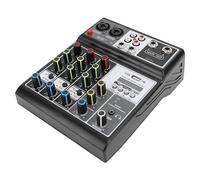 Mezclador de Audio Profesional, Mezclador de Sonido de Transmisión con Interfaz USB y Ecualizador, para Transmisión en Vivo, Grabación de Música por Computadora, Reuniones ZOOM
