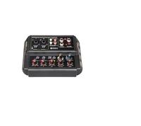 Mezclador de audio, Tarjeta de sonido de interfaz de 4 canales D4-Live con Bluetooth, alimentación fantasma de +48 V, 16 tipos de DSP, for transmisión en, grabación.