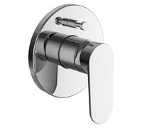 Mezclador de bañera NEJA de LAUFEN, empotrado, para Simibox, 2 salidas de agua de mezcla, H3215160040001