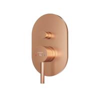 Mezclador de baño/ducha de la serie 100 de Steinberg, juego preparado, oculto, 2 consumidores, 10021033BC, Color: cobre cepillado