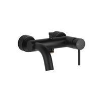 Mezclador de baño Gessi Emporio Via Tortona para instalación vista, desviador automático de bañera/ducha, 031, 18613299, Color: Negro XL