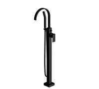 Mezclador de baño Steinberg serie 135, independiente, caño giratorio, proyección de 254 mm, 1351162S, Color: negro mate