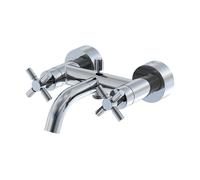 Mezclador de baño Steinberg serie 250, de superficie, bimando, 2 consumidores, proyección de 203 mm, 2501100, Color: cromado
