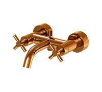 Mezclador de baño Steinberg serie 250, de superficie, bimando, 2 consumidores, proyección de 203 mm, 2501100RG, Color: Oro rosa