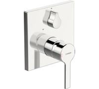Mezclador de baño y ducha HANSA HANSARONDA, juego preparado, con dispositivo de seguridad, oculto, roseta cuadrada, 83843583