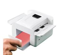 Mezclador de cartas eléctrico automático recargable silencioso | Accesorio de juego de cartas de mesa, silencioso, compacto, dispositivo de barajado para fiestas, viajes, hogar