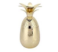 Mezclador de cóctel de piña de acero inoxidable, accesorios de barra coctelera, taza de cóctel con forma de piña