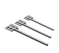 Mezclador de discos dentados de acero inoxidable, Agitador de dispersión laboratorio con varilla acero inoxidable 304 40 mm a 120(80x8x350mm)