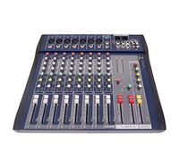 Mezclador de DJ 8 canales Bluetooth Power Mixer Banda Amplificador Efecto Reunión 16DSP Soporte de pantalla digital Tarjeta USB/SD Consola de mezcla compacta (Color : C1, Size : 45.0X44.0X1