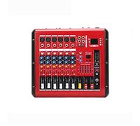 Mezclador de DJ Mezclador de potencia Amplificador 16 Pantalla digital LCD Mezclador de efectos de banda Bluetooth con soporte de conversión de voltaje Tarjeta USB/SD 250W Consola de mezclas