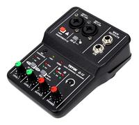 Mezclador de DJ, Mezclador de sonido profesional Q-12 con monitor for guitarra eléctrica, transmisión en, grabación for estudio, canto, computadora y PC