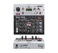 Mezclador de DJ, Tarjeta de sonido con interfaz DG05 de 24 bits y 192 k con monitorización, calidad de estudio, 5,0 BT for PC, grabación en de guitarra eléctrica, canto